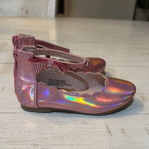 Kelly & Katie Kids Iridescent Pink Dress Shoes